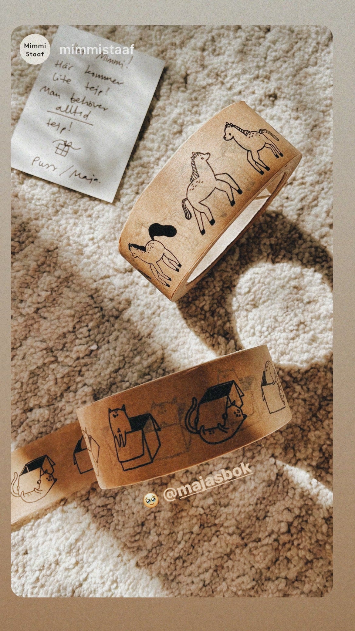 paper tape (wide) - cat in a box!!!!