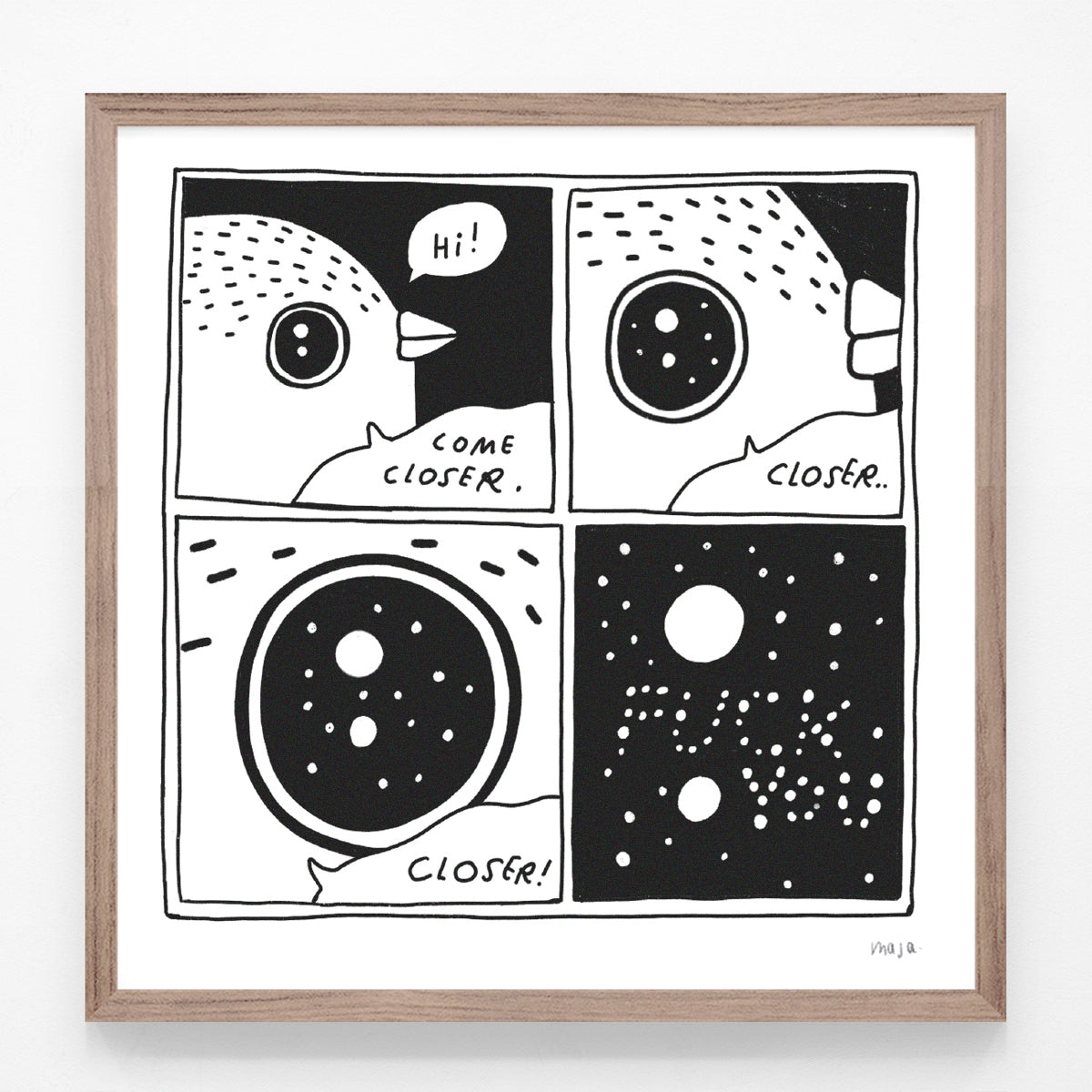 Look me in the eye, print