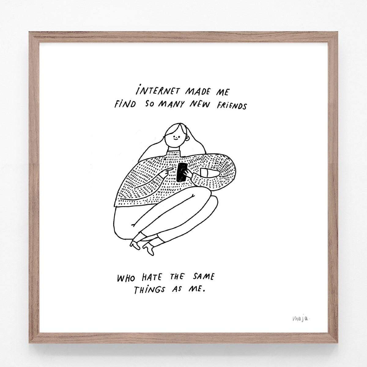 New friends, print