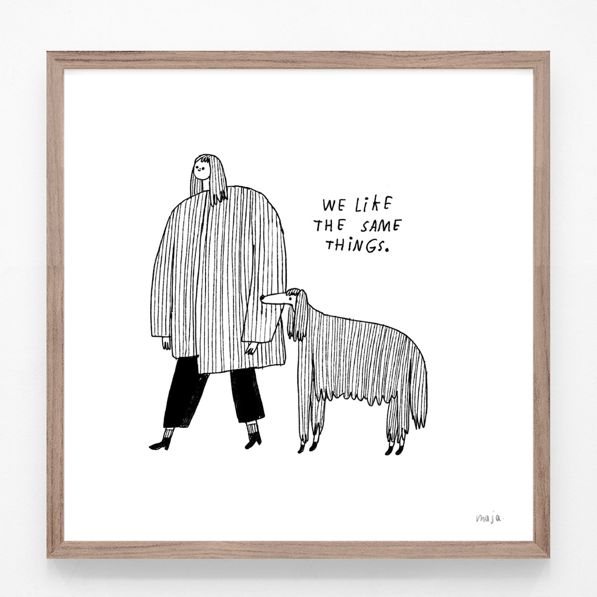 we like the same things, print