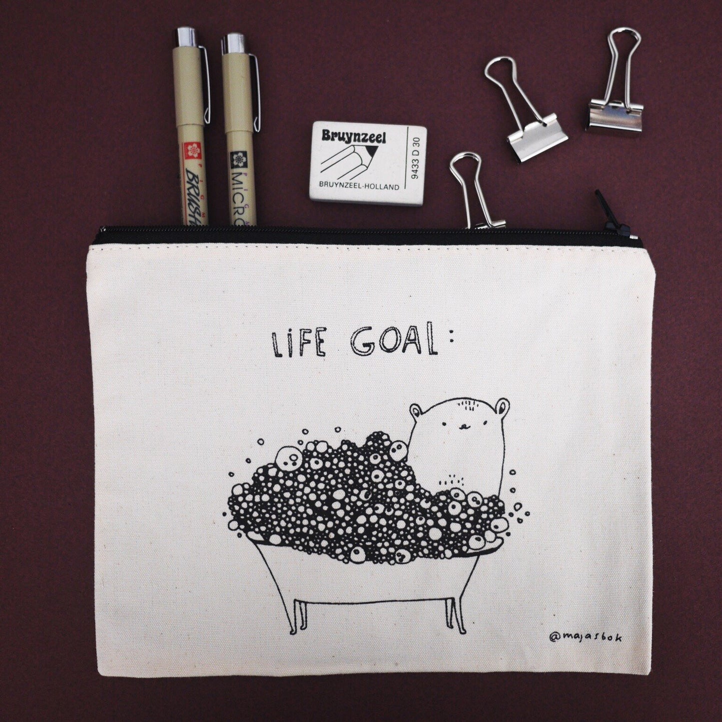 Pouch! "Life goals! "