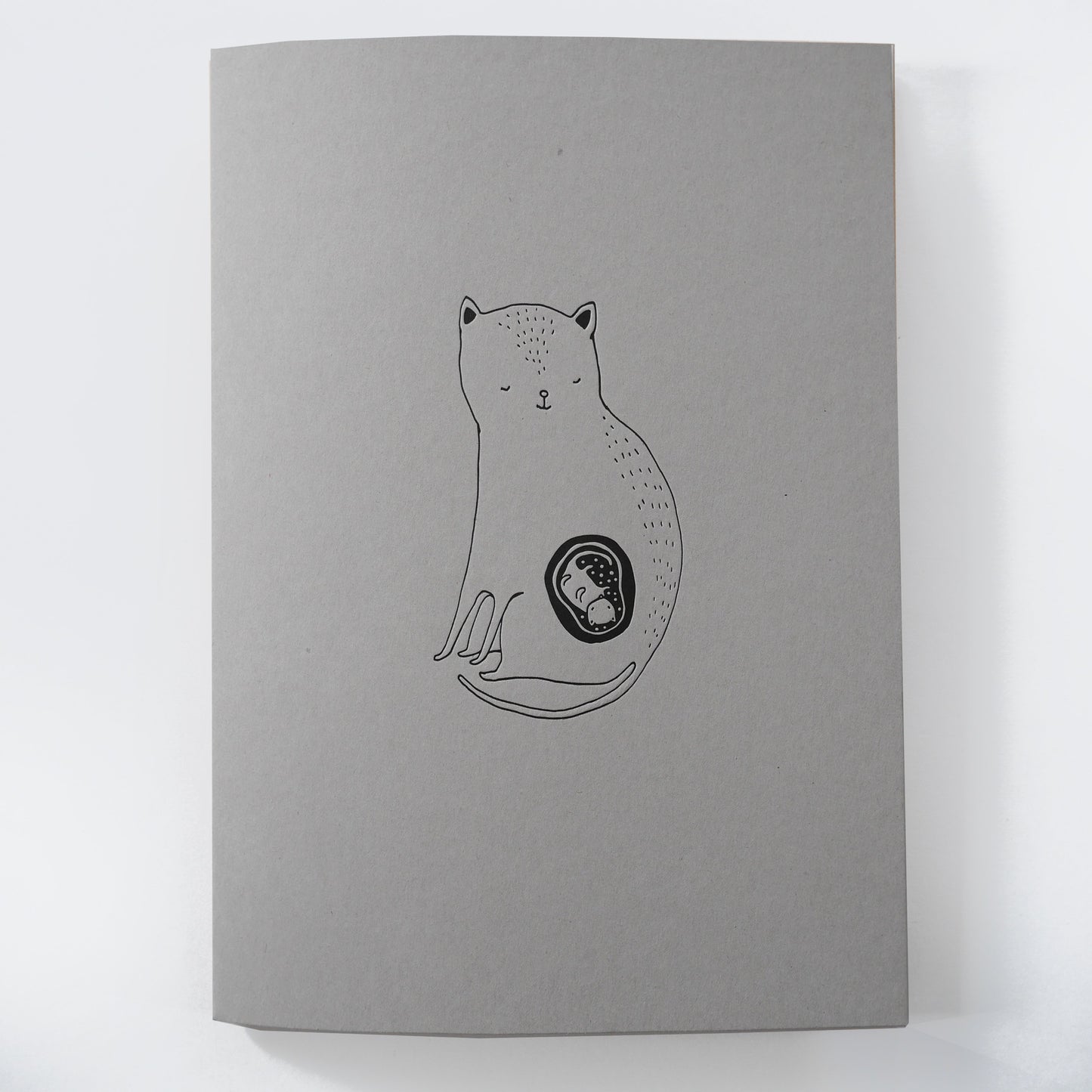 The Cat mom - Letterpressed folder + print