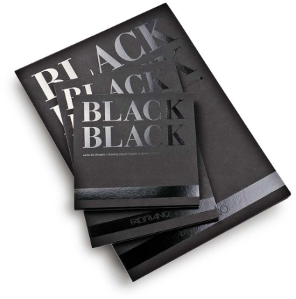 Black drawing paper