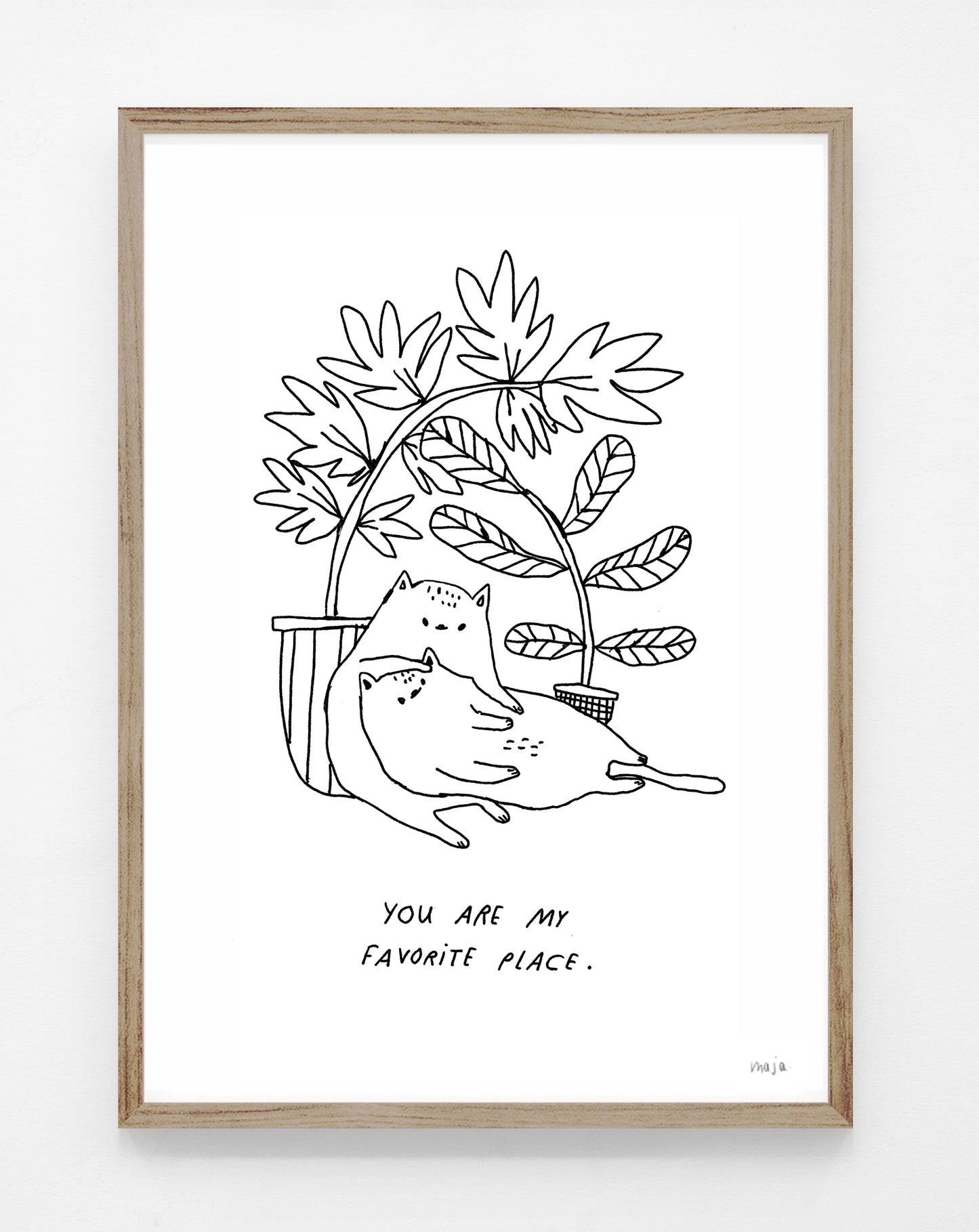 you are my favorite place, print
