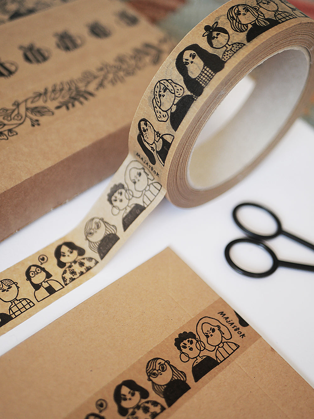 Paper tape - girls!