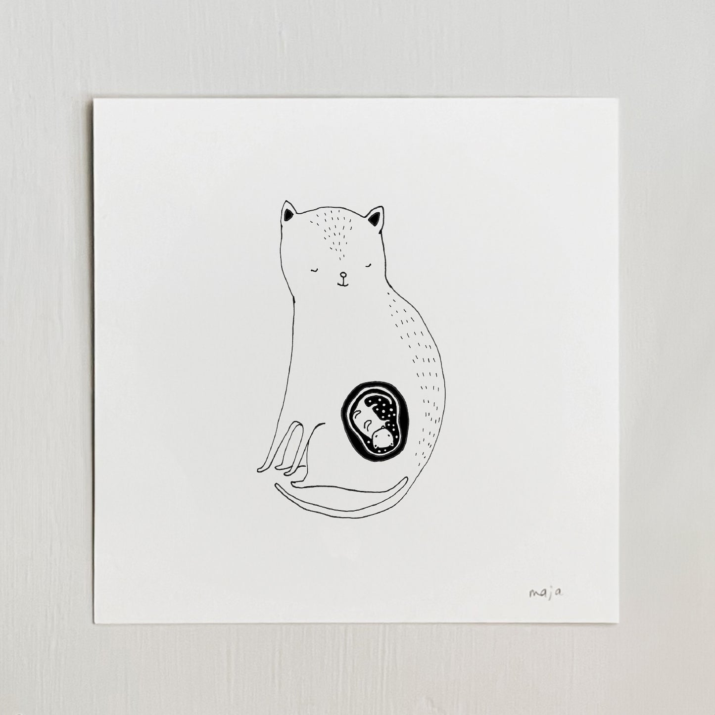 cat mom - miniprint