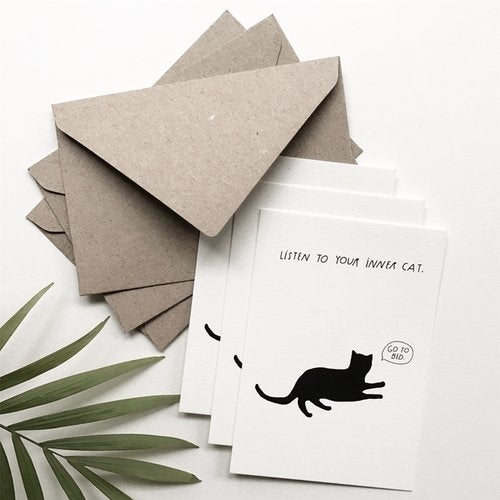 Inner Cat - Set of 3 Mini Cards