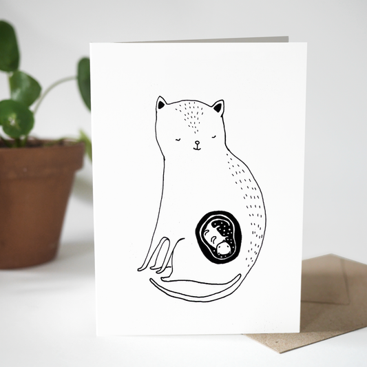 Greeting card - The Cat Mom
