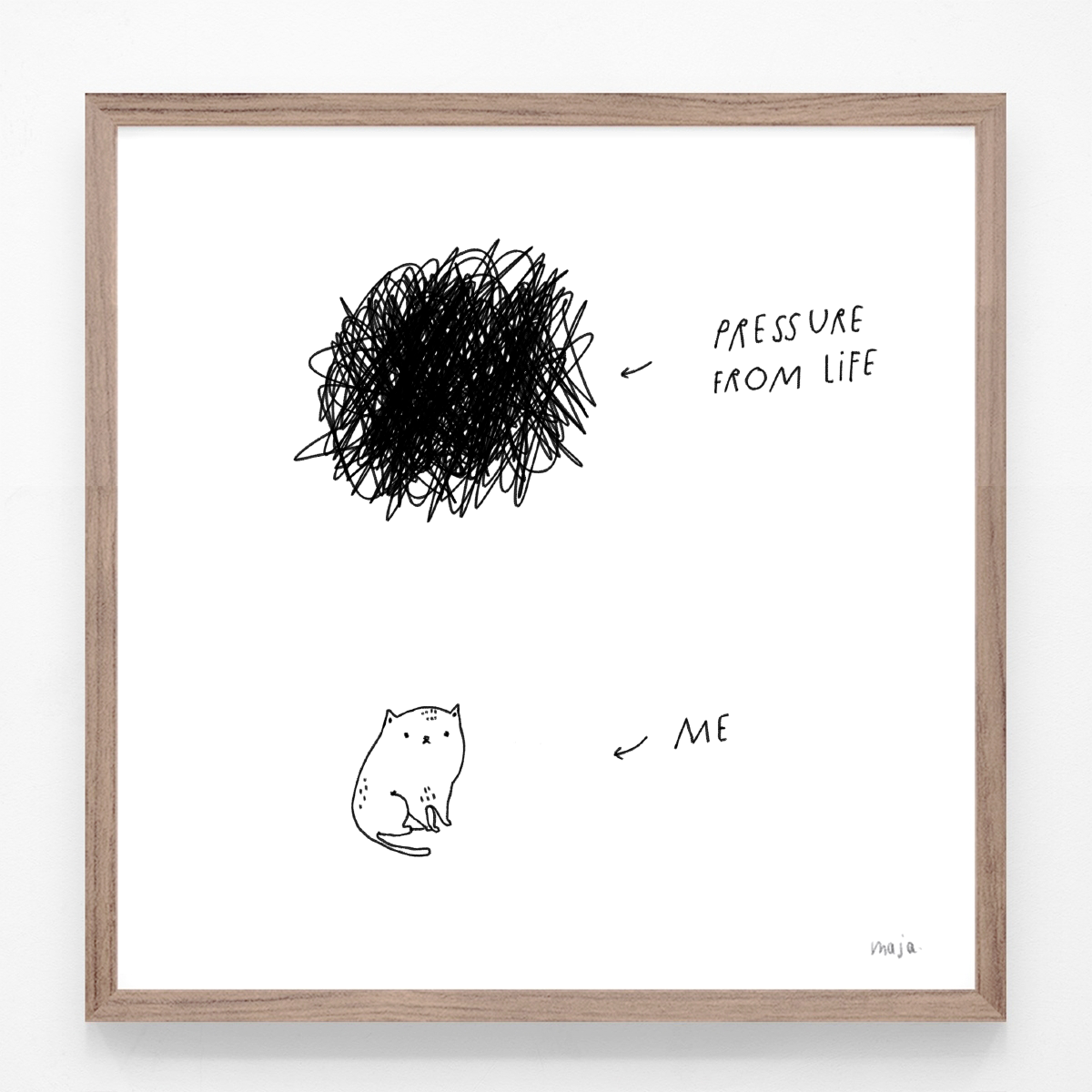 Pressure from life - print